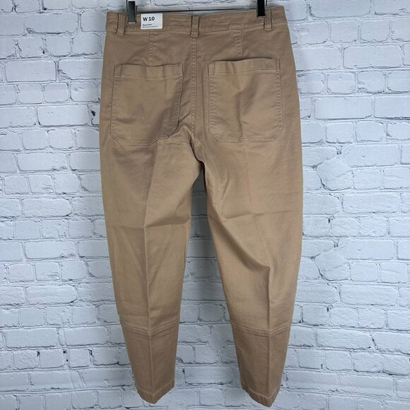 Alpine Design Women's Barrel Leg High Rise Cropped Pant, Size 10, Sahara Sand - Picture 6 of 14